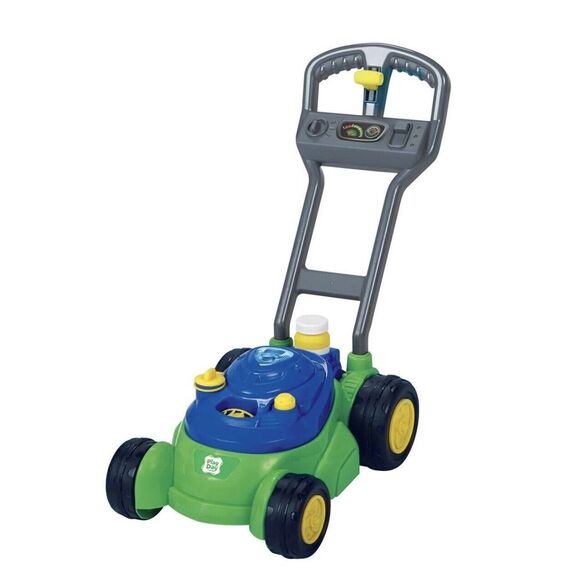 Play Day Push N Bubble Mower Toy with Realistic Sounds! & 4oz Bubble Solution - Picture 2 of 4